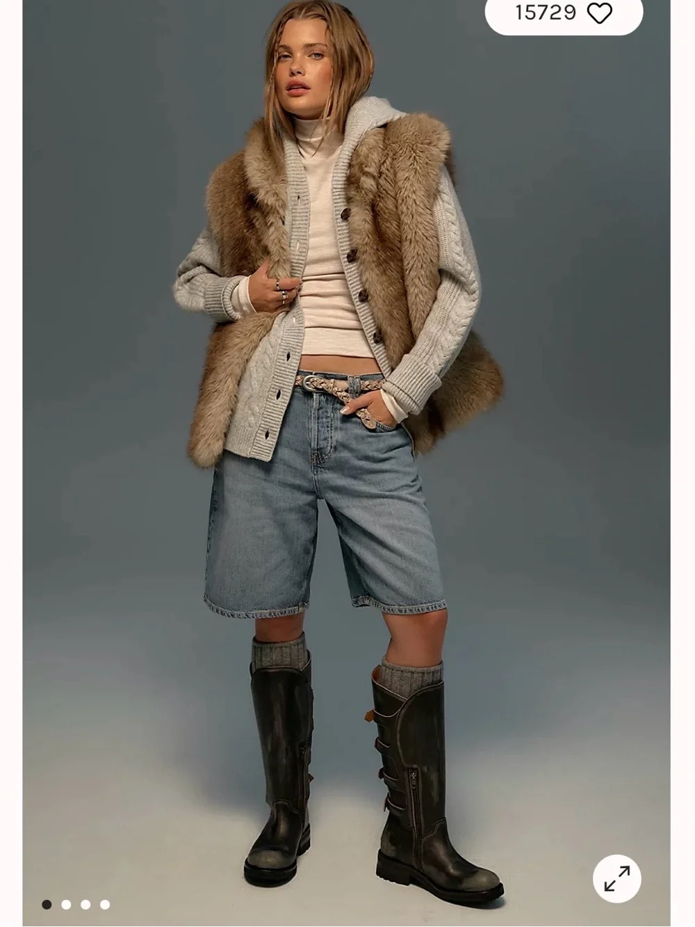 Free People Montana Denim Shorts